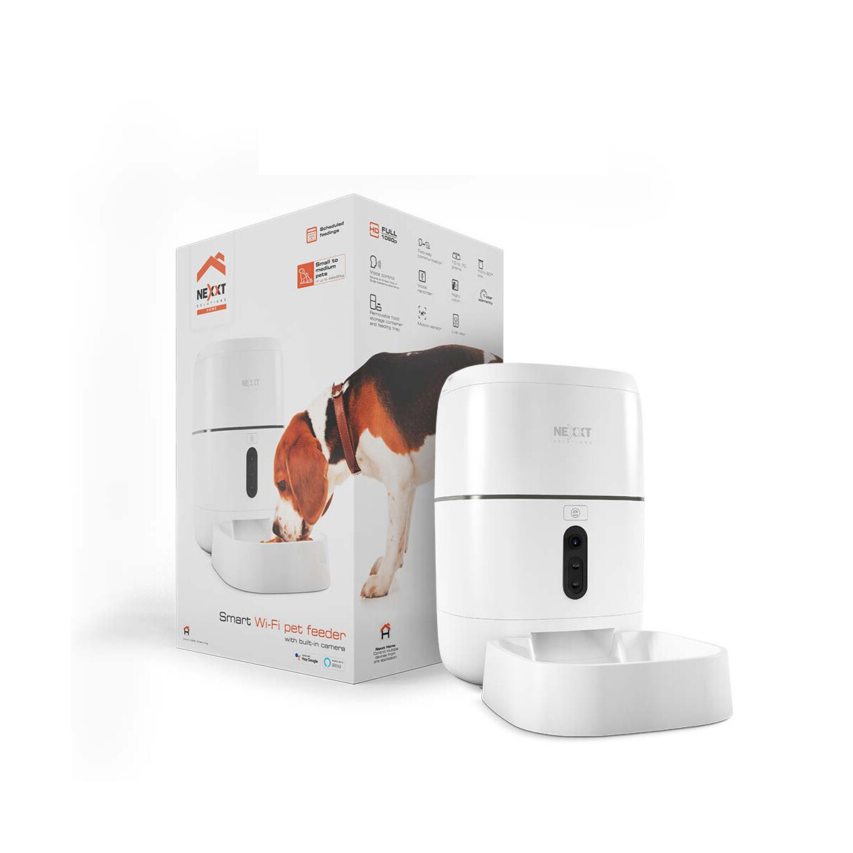 Dispensador de Alimento para Mascota Nexxt NHA-P610 V2 Wifi 