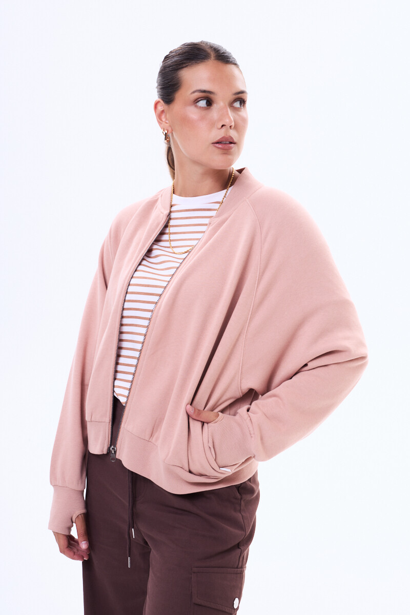 Campera de felpa Taubate Beige