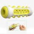 Juguete Dental Hueso Dispensador Comida Perro Anti Sarro Color Variante Blanco Amarillo