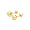 Abridores Bolita-Oro 18k-Sin piedra-AB9516 sinpiedra