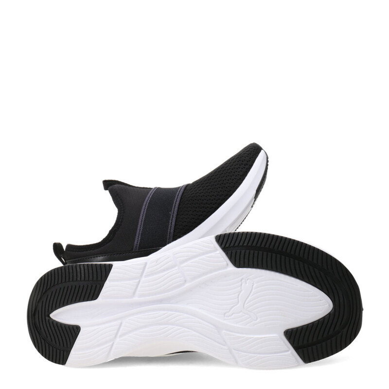 Championes de Mujer Puma Softride Harli Slip On Negro - Dorado