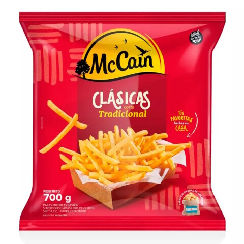 Papas Clásicas Corte Tradicional McCain 700g Papas Clásicas Corte Tradicional McCain 700g