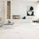 Porcelanato Marmolado Blanco Mate Liso 60X60Cm Piso Pared GAMAS DE BLANCO