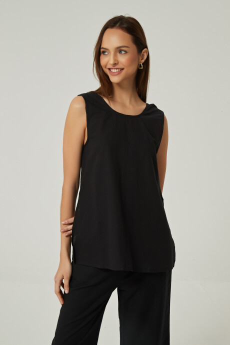 Musculosa Tala Negro