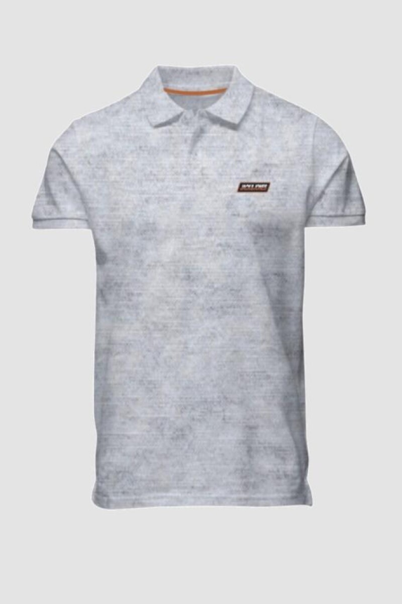 Camiseta polo Swirle - Light Grey Melange 