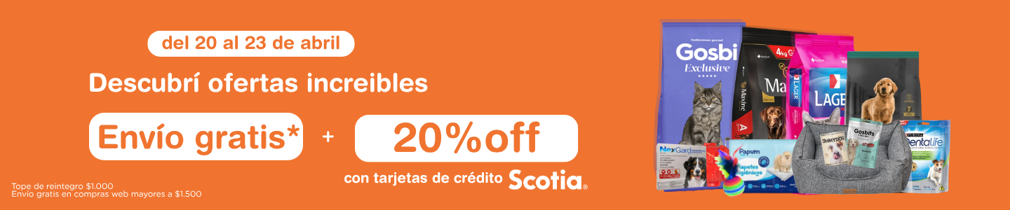 20% OFF SCOTIA -ABRIL