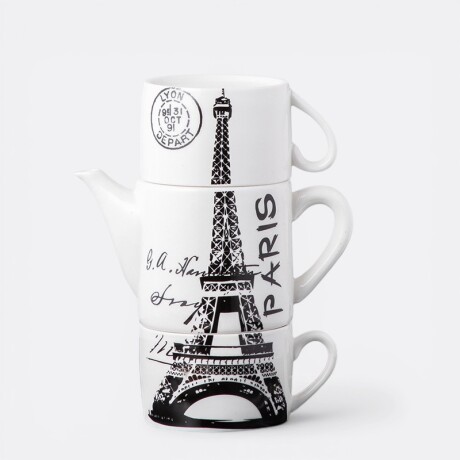 Juego De Té Ciudades Del Mundo París