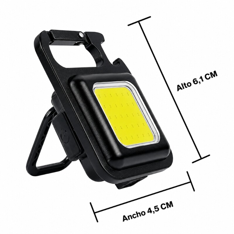 XCORT MINI FOCO LED MAGNETICO BATERIA LI-ION CARGA USB 500 LUMENS Xcort Mini Foco Led Magnetico Bateria Li-ion Carga Usb 500 Lumens