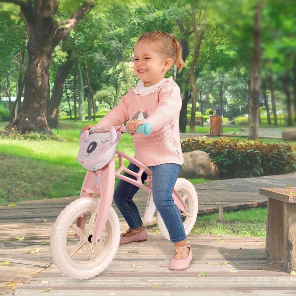 Bicicleta Sin Pedales De Cuevas Infantil Niños Chivita Chiva Variante Color Rosa