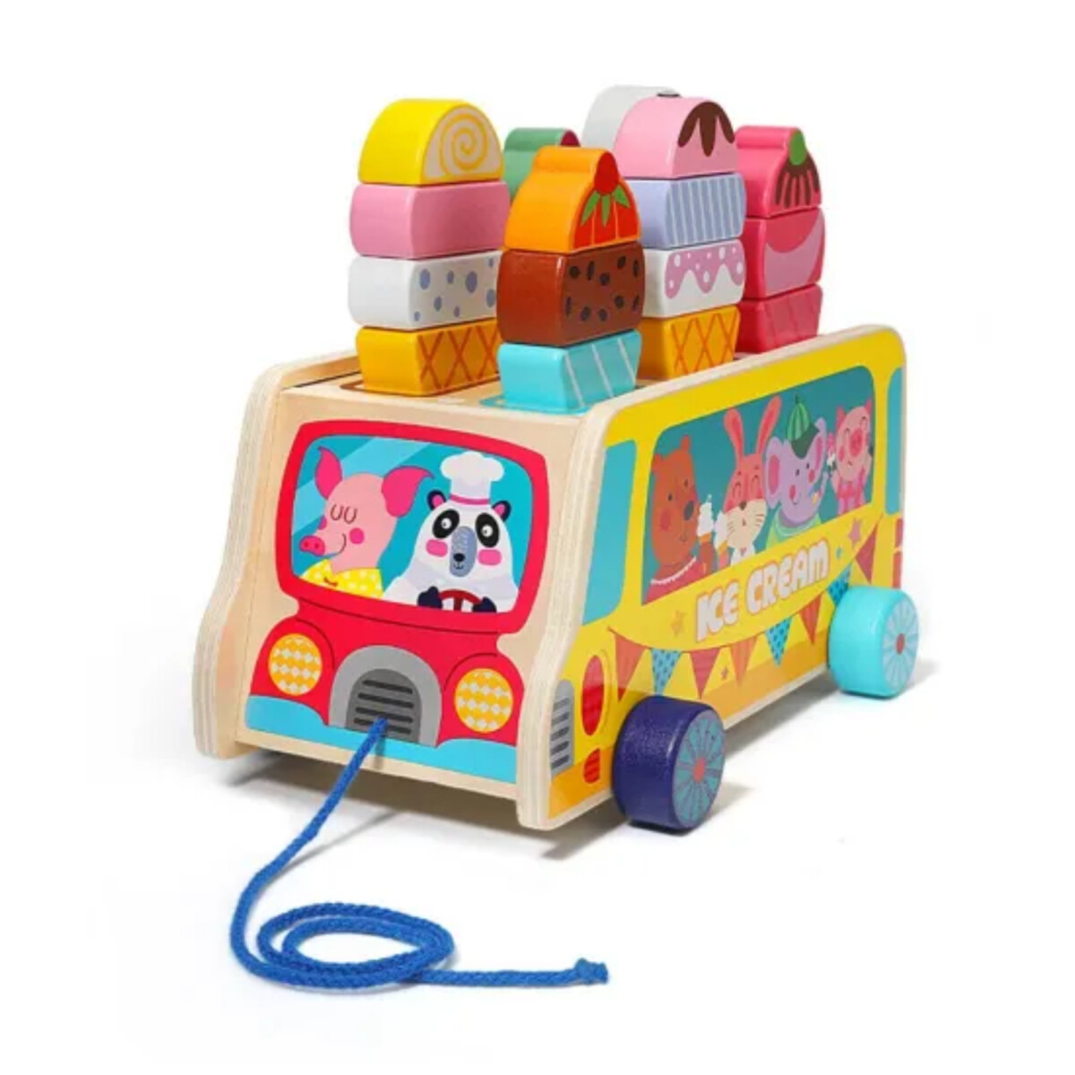 Camión de Helados - Madera 