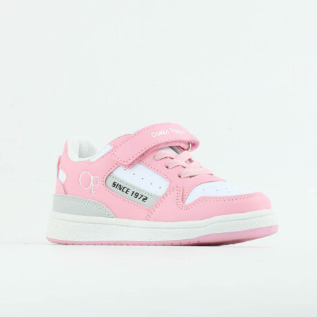 Calzado Urbano Ocean Pacific Kids Badul Escolar N1 Rosa-Blanco