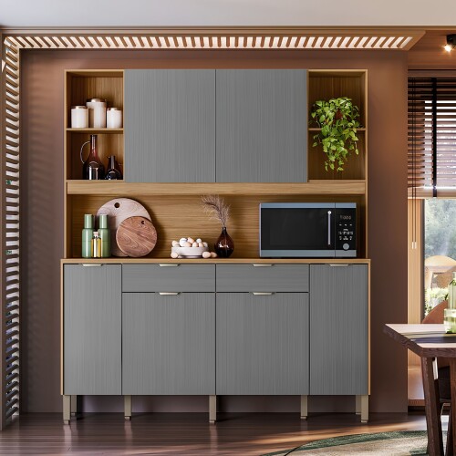 Kit mueble de cocina Botanika Gris