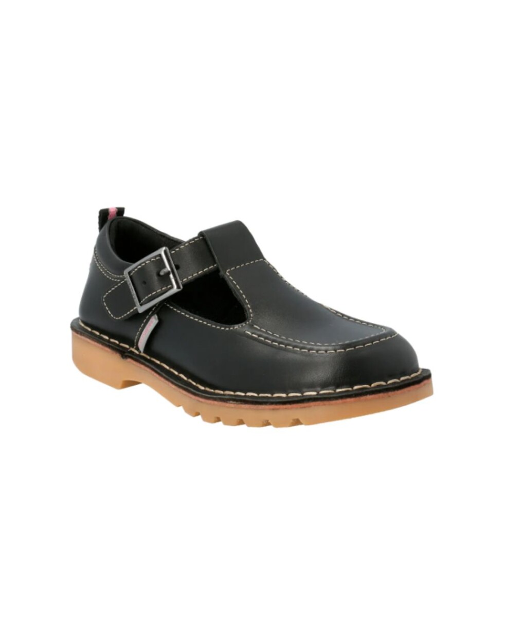 SPRING T-STRAP - Negro 