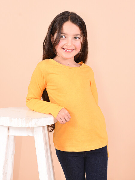 REMERA BASICA RENATA AMARILLO