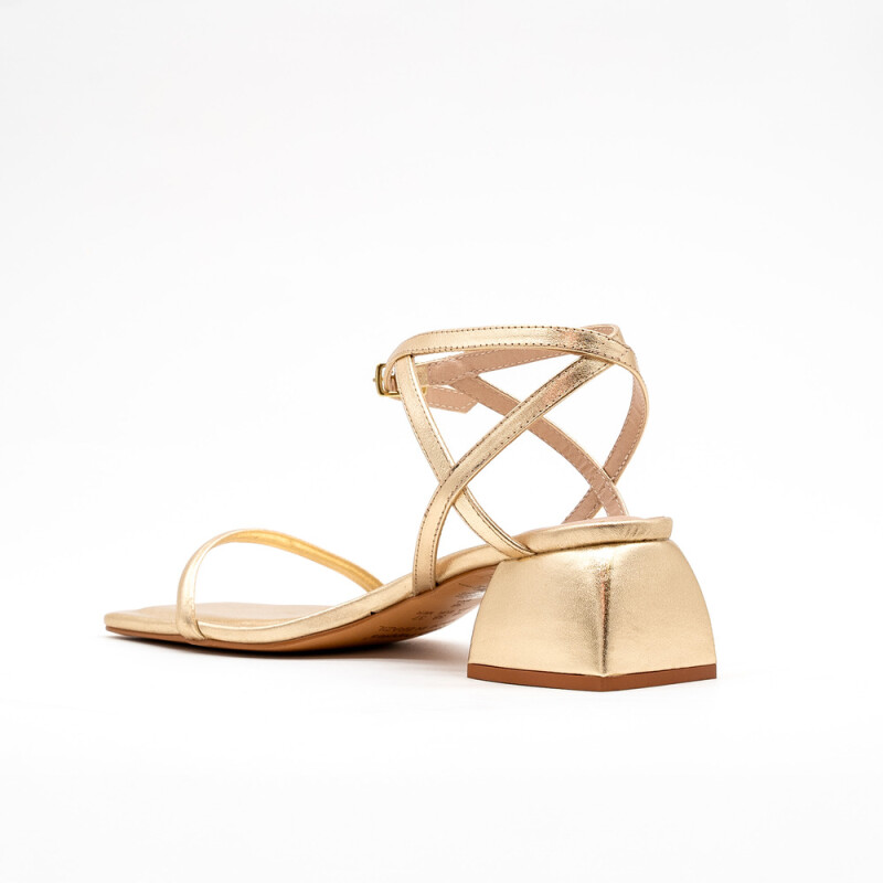 Sandalia CUERO CRISTAL OURO LIGHT CRISTAL