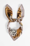 Pañuelo geometrico animal print multicolor