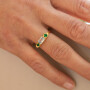 Anillo Karvik de plata 925 bañada en oro 18 K 0