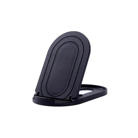 Soporte ovalado para celular Negro