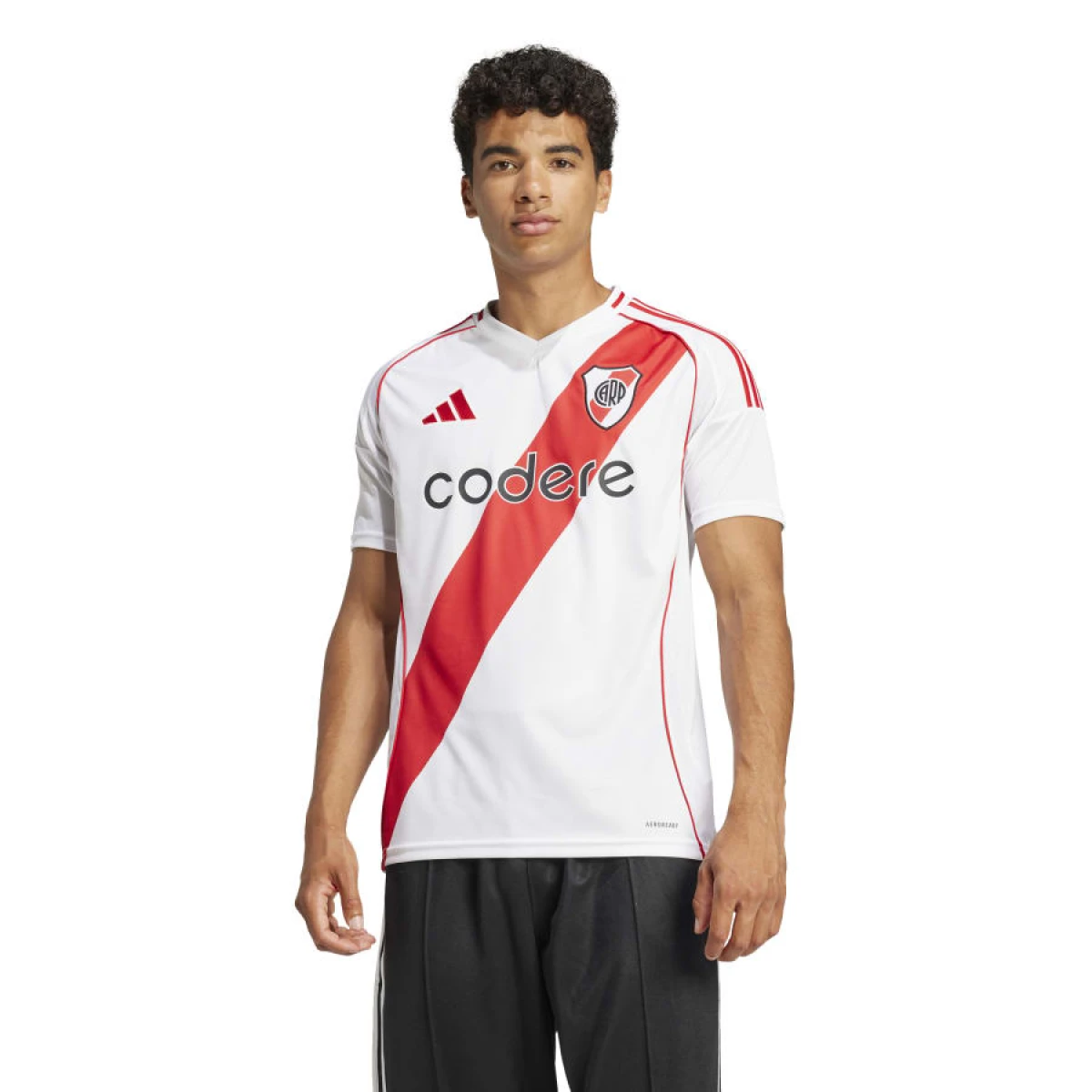 Camiseta Adidas River Plate 24/25 de Hombre - IX5098 - Blanco-rojo 