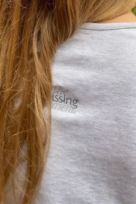 Long Sleeve T-Shirt Gris Claro