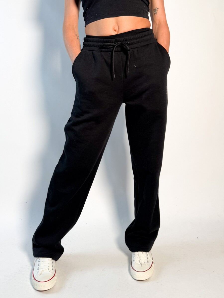 Jogger de algodon Maya - Negro 