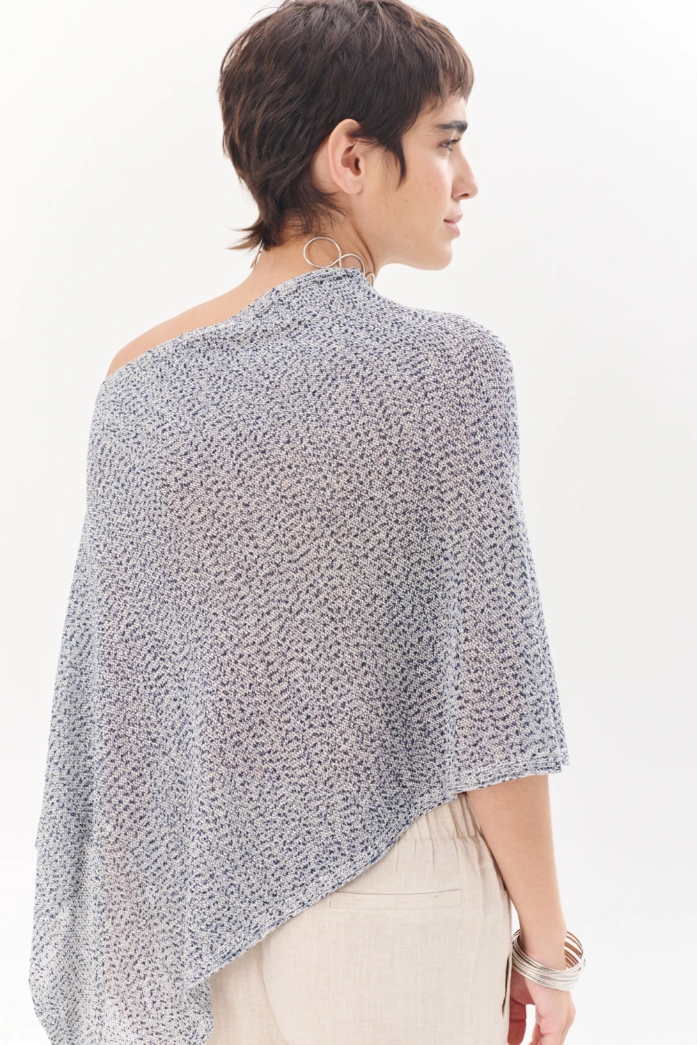 PONCHO SUN azul talle unico