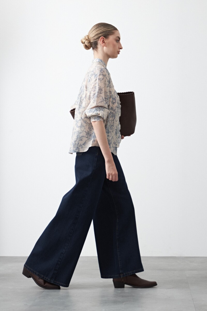 CAMISA LIU Azul Claro