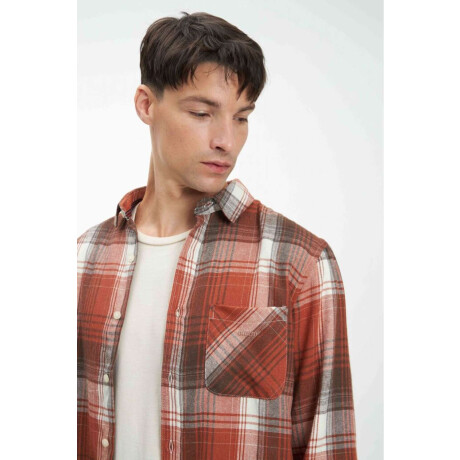 Camisa Ajoshua Ladrillo