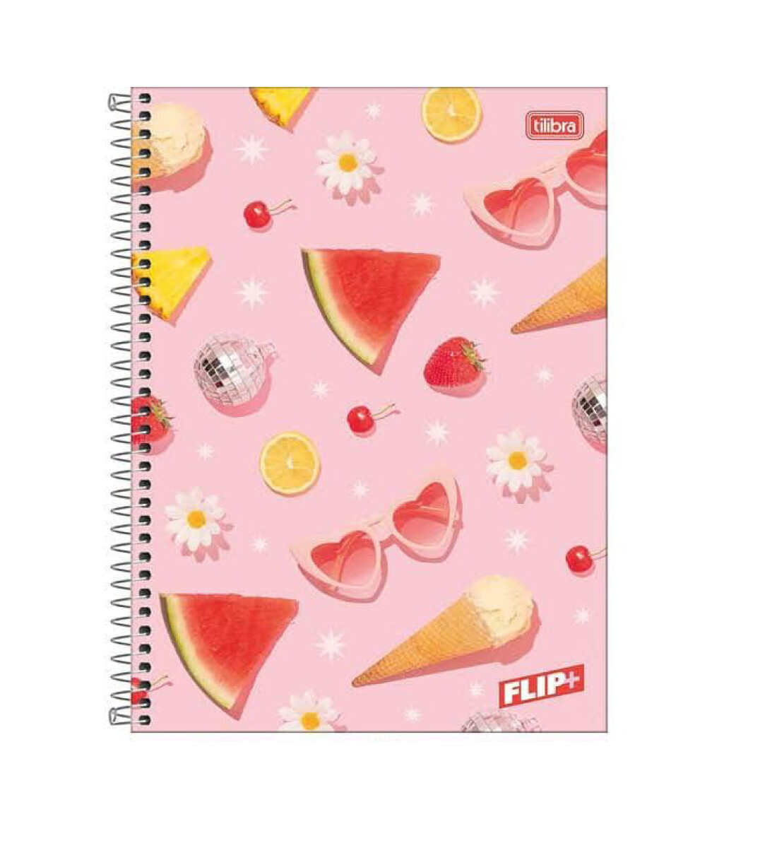 Cuadernola Tilibra Flip+ 96 Hojas Tapa Extra Dura - Verano 
