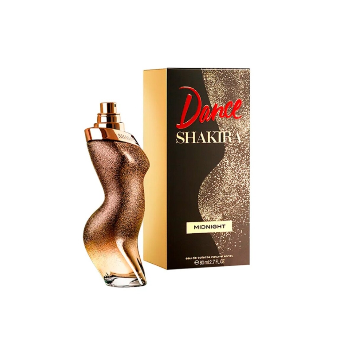 Fragancia Femenina Shakira EDT Dance Midnight - 80 ml 