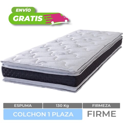 Colchón ESPUMA EPS 1 Plaza DUBAI 78x188x24 Con Pillow doble hasta 130K Colchón ESPUMA EPS 1 Plaza DUBAI 78x188x24 Con Pillow doble hasta 130K