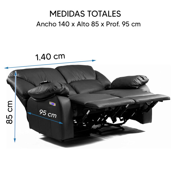 Sillón 2 Cuerpos Reclinable Con Masajeador Y Terapia De Calor, Totalmente Automatizado BEIGE