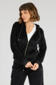 Campera velour Negro