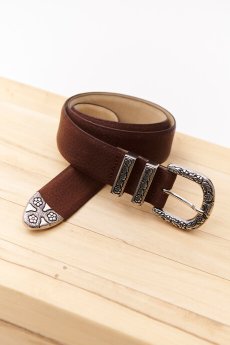 Cinturon Texas Marron