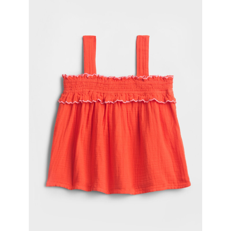 V-SL WOVEN TOP POSTER RED