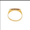 Anillo Sin Fin-Oro bajo-Piedra zirconia-AN8001 conpiedra