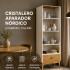 Cristalero ComboHome Estantería Nórdico 2 Puertas 1 Cajón Blanco 1