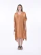 VESTIDO BOTAFOGO MARRON MEDIO