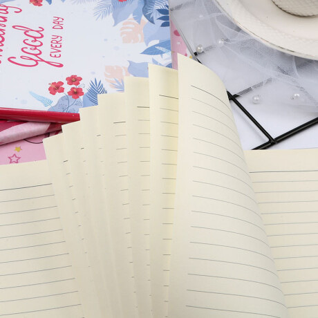 Libreta A5 De Tapa Dura Estampa Floral 01