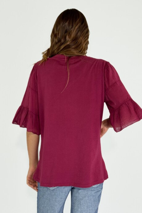BLUSA CHIAIA Bordo