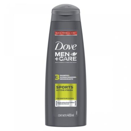 Dove Shampoo 3 en 1 Men Sports Active + Fresh 400 ml – Limpieza y Frescura Dove Shampoo 3 en 1 Men Sports Active + Fresh 400 ml – Limpieza y Frescura