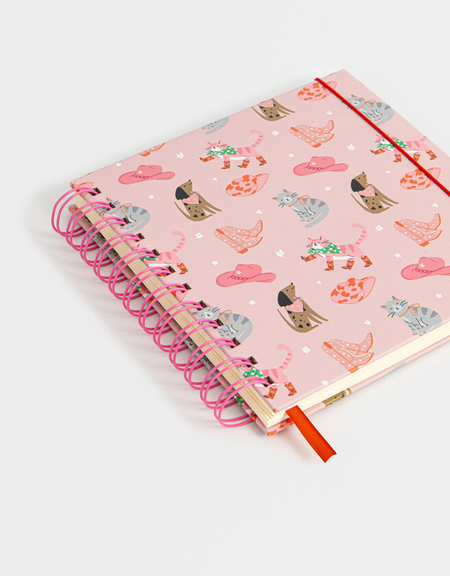 Anotadores Cuadernos y Memos Animalito Cuaderno Cuadrado "countryside" - Combinacion Multicolor