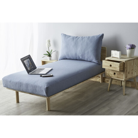 CHAISE MADERA AZUL TIMBER NAVY