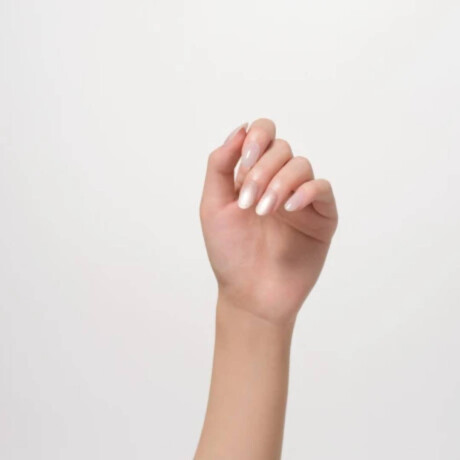 Uñas En Gel Listas (Press On) Pearly Rose Gold