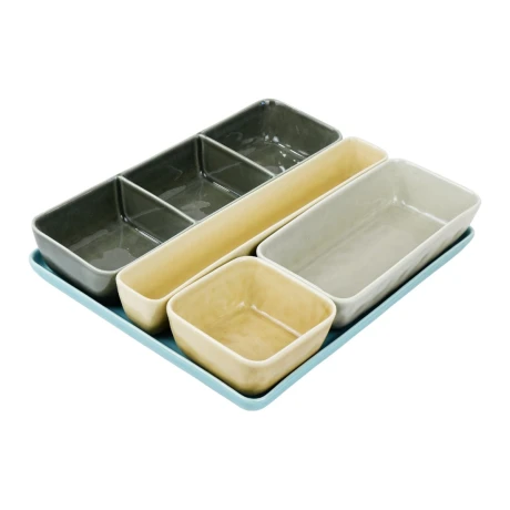 Set copetinero de ceramica Set copetinero de ceramica
