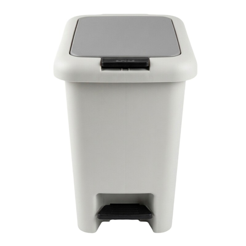 BASURERO PLAST BLANCO C/PEDAL 45L Unica