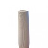 Florero cerámico tallado - blanco mate - Altura: 58 cms Florero cerámico tallado - blanco mate - Altura: 58 cms