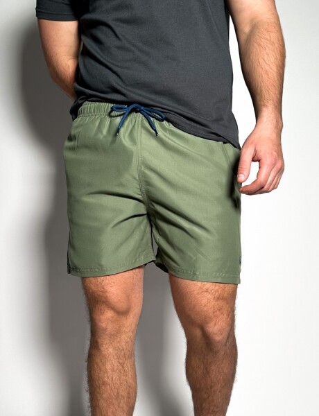 Short de baño liso Aldo Militar