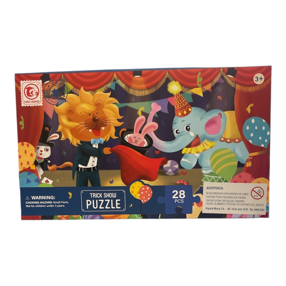 Puzzle en Sobre 28 pcs - Animales en el Circo 