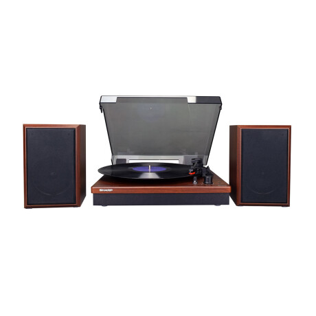 Bandeja De Vinilo Sharp Rptt70 Marron C/ Parlantes Bandeja De Vinilo Sharp Rptt70 Marron C/ Parlantes